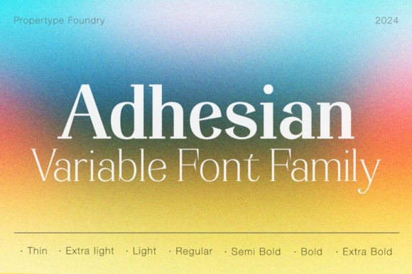 Adhesian: A Premium Serif Font for Modern Campaigns