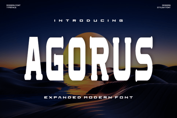 Agorus: A Bold Typeface for Strong Brand Identity