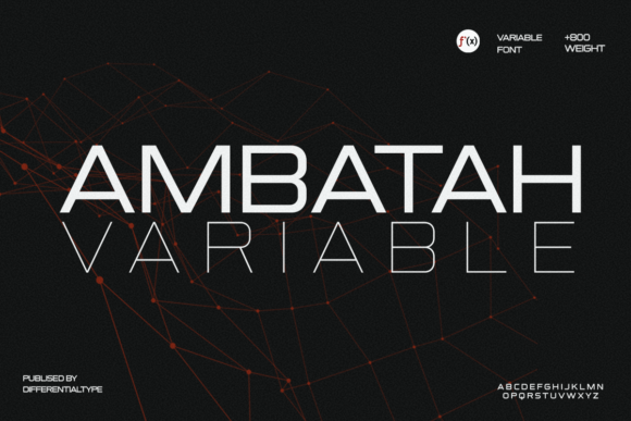 Ambatah Variable Typeface Review for Designers