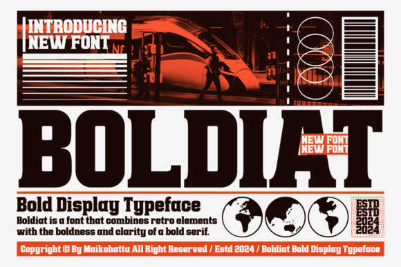 Boldiat: A Bold Serif Typeface for Editorial Impact