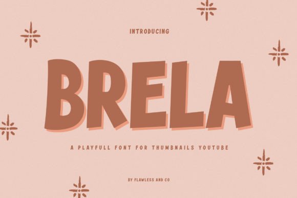 Brela: A Bold Sans Serif Font for Digital Design