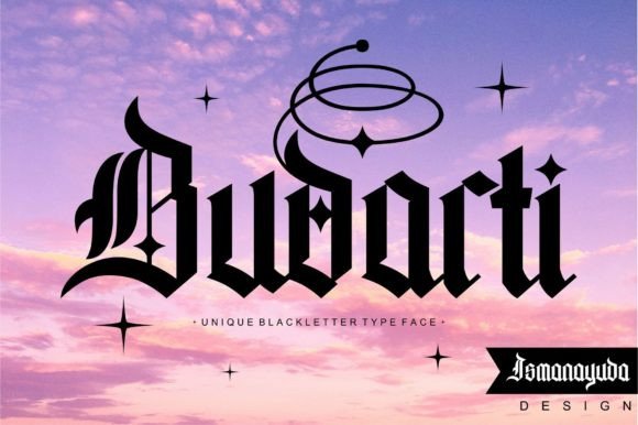 Budarti: The Bold Blackletter Font for Marketers