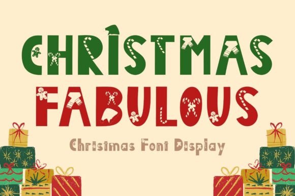 Christmas Fabulous Font for Festive Branding