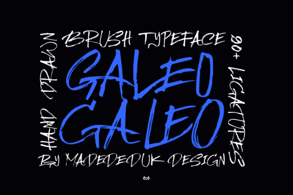Galeo: The Brush Typeface for Bold Branding