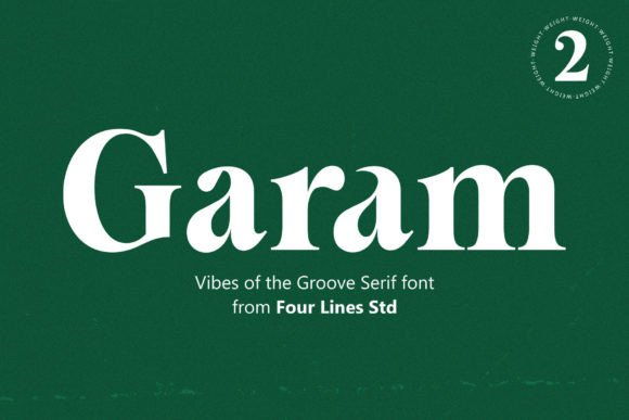 Garam: A Bold Serif Font for Editorial Design