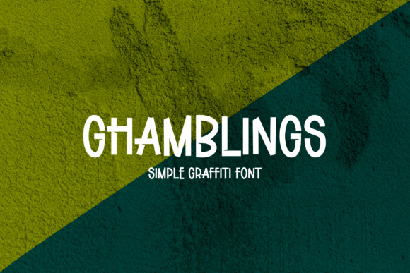 Ghamblings Font: Bold Urban Style for Makers