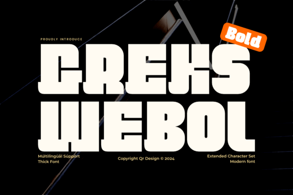 Greks Webol: A Bold Sans Serif Font for Makers