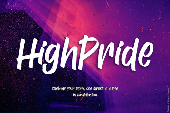 Highpride: A Bold Script Font for Campaign Impact
