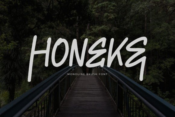 Honeke Font Review: Bold Monoline Style for Modern Brands