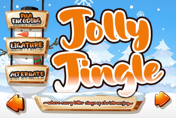 Jolly Jingle: A Festive Font for Holiday Campaigns