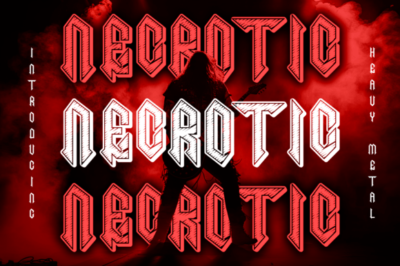 Necrotic: A Heavy Metal Font for Bold Campaigns
