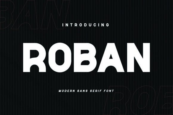 Roban Typeface: A Bold Font for Modern Branding