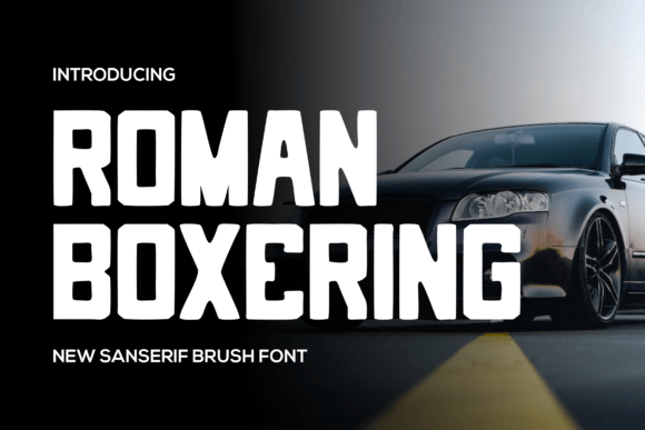 Roman Boxering Font for Makers