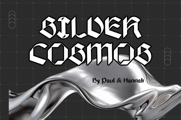 Silver Cosmos: A Bold Blackletter Font for Modern Branding