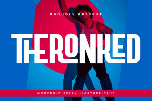Theronked: A Bold Serif Font for Crafters