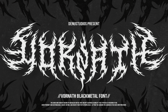 Vornath Font Review: Bold Blackletter for Metal Branding