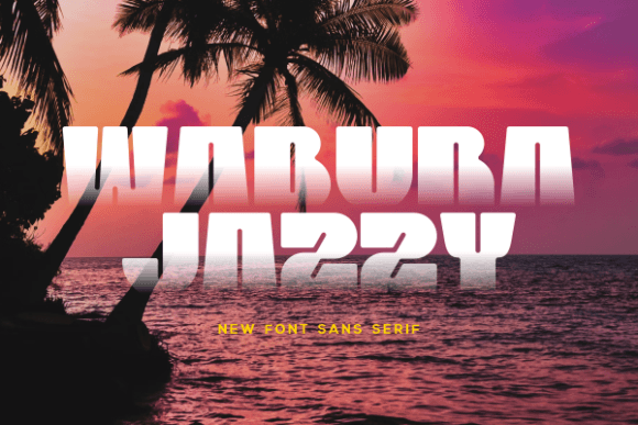 Wabura Jazzy: A Bold Display Font for Web Design