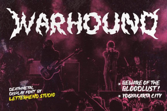 Warhound Font: A Bold Blackletter for Campaigns