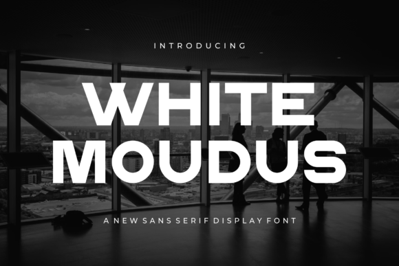 White Moudus: A Bold Sans Serif Font for Branding
